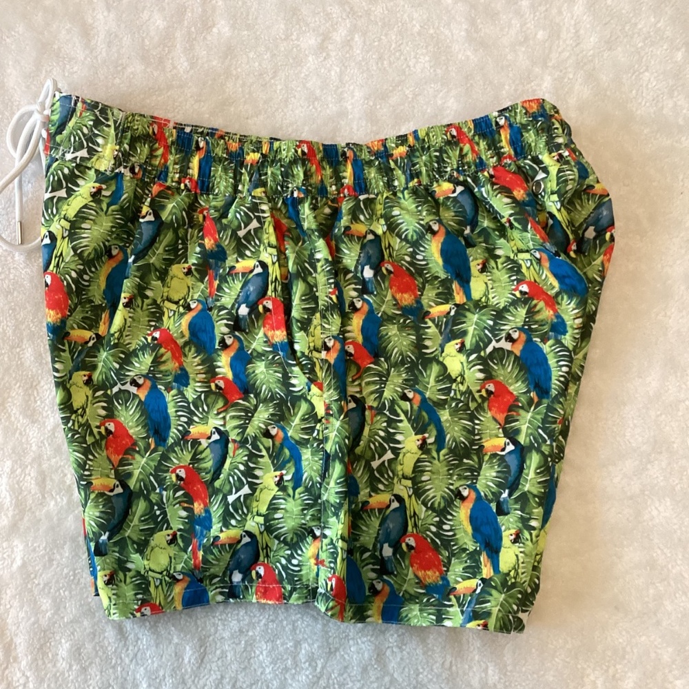Fun and colorful parrots pattern – Ibiza swim shorts by 2xist - Picture 4 of 11